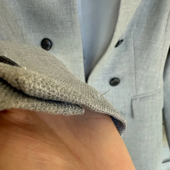 White House Black Market Light Gray Blazer - Picture 12 of 17